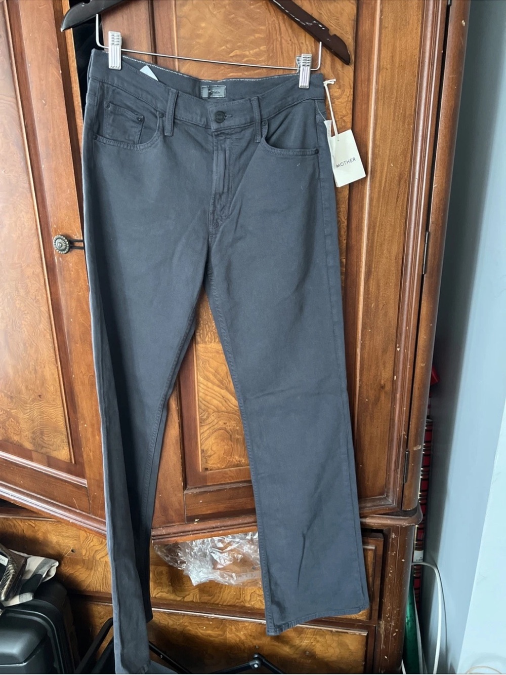 MOTHER denim the bookie heel  Jeans in pet-peat size 27
